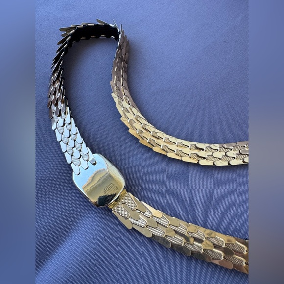 Accessories - 80’s Vintage Gold Tone Metal Waist Belt